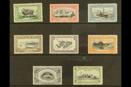 1933 Centenary Set Complete To 1s, SG 127/134, Fine Mint. (8 Stamps) For More Images, Please Visit Http://www.sandafayre - Islas Malvinas