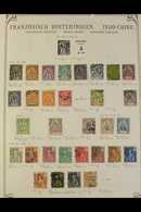 INDO-CHINA 1888-1907 Collection On Printed Pages, Mint And Used (mainly Used), Generally Fine Condition. With Annam & To - Otros & Sin Clasificación