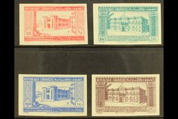 LEBANON 1943 Independence Complete IMPERF Postage Set (Yvert 189/92, SG 265/68), Never Hinged Mint, Very Fresh. (4 Stamp - Otros & Sin Clasificación