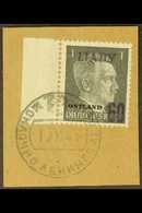 LJADY, OCCUPIED LENINGRAD 1941 60 (Kop) On 1pf Grey- Black Hitler Ostland Stamp With Violet Overprint, Michel 2b, Very F - Sonstige & Ohne Zuordnung