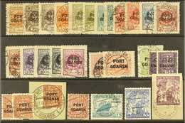 PORT GDANSK 1925-38 Fine Used Selection Which Includes The 1925 Complete Set (incl A Few Additional), 1926 15gr (Michel  - Otros & Sin Clasificación