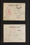 1942-47 WWII PRISONER OF WAR POST A Small Collection Of Censored Covers/cards From A Selection Of P.O.W. Camps In Great  - Sin Clasificación