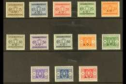 ITALIAN EAST AFRICA POSTAGE DUES 1939-40 "A.O.I." Overprints Complete Set (Sassone 1/13, SG D64/76), Never Hinged Mint,  - Sonstige & Ohne Zuordnung