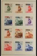 SOMALIA Fabulous Assembly Of Complete Sets On UPU Pages From The French Morocco Postal Archive Including 1934 Second Int - Otros & Sin Clasificación