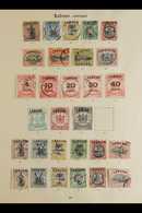 1894-1904 FINE USED COLLECTION THE PICTORIALS, ARMS & SURCHARGES COMPLETE - All Basic Sets From SG 62/137 Complete, Not  - Borneo Septentrional (...-1963)