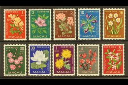 1953 Indigenous Flower Set, SG 458/67, Never Hinged Mint (10 Stamps) For More Images, Please Visit Http://www.sandafayre - Other & Unclassified