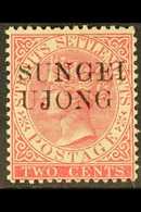NEGRI SEMBILAN 1885-90 2c Pale Rose, SG Type 26 "SUNGEI UJONG" Ovpt, SG 41, Very Fine Mint. For More Images, Please Visi - Sonstige & Ohne Zuordnung