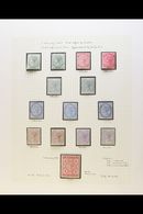 1885-1899 ATTRACTIVE FINE MINT COLLECTION On Leaves, Inc 1885-90 Sets (x2) With Shades Inc 2½d (x2), 1886 5s, 1899-1901  - Malta (...-1964)