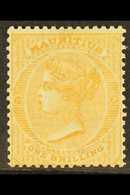 1863 1s Orange, Wmk CC, SG 70, Fine Mint Og. For More Images, Please Visit Http://www.sandafayre.com/itemdetails.aspx?s= - Mauritius (...-1967)