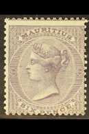1863 6d Dull Violet, Wmk CC, SG 63, Fine Mint, Centered Low. Scarce Stamp. For More Images, Please Visit Http://www.sand - Mauritius (...-1967)