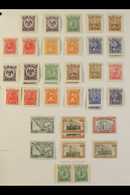 1915-1946 ATTRACTIVE COLLECTION On Leaves, Mint & Used (often Both Examples), Inc 1915-16 Set Mint, Plus 2c Imperf Pair, - México