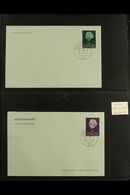 NETHERLAND INDIES - WEST NEW GUINEA 1962 15c Green & 35c Violet Air Letters Opt'd "UNTEA", Kessler K5/6, Very Fine  CTO  - Otros & Sin Clasificación