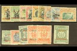 1901-05 Protectorate 1c To 25c, Both $1 And $2, SG 127/139, 141/143, Fine Mint. (15 Stamps) For More Images, Please Visi - Borneo Septentrional (...-1963)