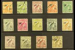 1932-34 AIR Set To 5s, SG 190/201, Good To Fine Used. (14 Stamps) For More Images, Please Visit Http://www.sandafayre.co - Papua-Neuguinea