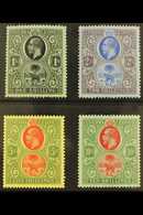 1912-21 1s To 10s Values Complete, SG 124/127, Mint Lightly Hinged, The 10s With Small Pale Mark On Gum, Cat £180 (4 Sta - Sierra Leona (...-1960)