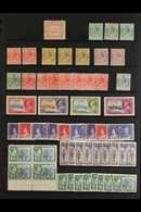 1907-1966 MINT ACCUMULATION ON STOCKLEAVES CAT £500+ A Few Faults But Mainly Fine Condition Including Some Never Hinged. - Salomonen (...-1978)