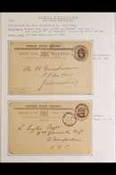 ORANGE RIVER COLONY POSTAL STATIONERY 1901-1914 Attractive Collection With Specialized Information, All Fine Used Includ - Ohne Zuordnung