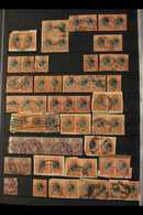 1913-24 KGV "KING'S HEADS" ACCUMULATION Housed In A Large Stock Book, Includes All Values To 10s, Plus Coil Stamps P.14  - Sin Clasificación