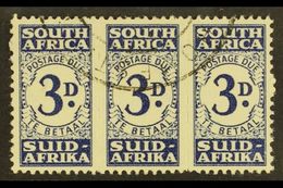 POSTAGE DUE 1943-4 3d Indigo, Bantam, SG D33, Very Fine Used. For More Images, Please Visit Http://www.sandafayre.com/it - Sin Clasificación