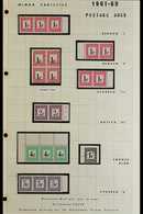 POSTAGE DUE VARIETIES 1961-71 RSA COLLECTION, Mostly Never Hinged Mint, Includes 1961-9 1c With Nice Value Shift In Bloc - Sin Clasificación