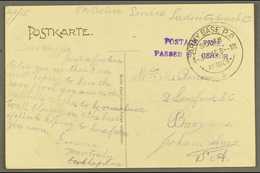 1915 (4 Jan) Stampless Postcard (of Railway Construction Gang) Hand Endorsed "On Active Service Luderitzbuch" Sent To Jo - Südwestafrika (1923-1990)