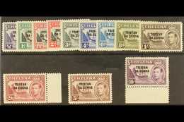 1952 KGVI Definitives Complete Set, SG 1/12, Never Hinged Mint. (12 Stamps) For More Images, Please Visit Http://www.san - Tristan Da Cunha