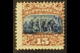 1869 15c Brown & Blue, Type II, Scott 119, SG 121, Unused, No Gum. Fresh Colours And Full Perfs. For More Images, Please - Sonstige & Ohne Zuordnung