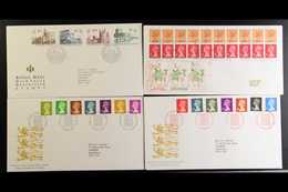 1971-2000's DEFINITIVE FDC COLLECTION An Attractive Collection With Definitive Values Seen To £5, Booklet Panes, Frama L - FDC