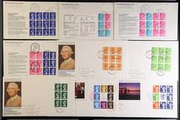 1972-2002 PRESTIGE PANE FDC COLLECTION A Small Selection Of Prestige Booklet Pane Issues On First Day Covers With Good C - FDC
