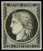 (*) EMISSION DE 1849 - 3a   20c. Noir Sur Blanc, TB. J - 1849-1850 Ceres