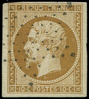 PRESIDENCE - 9    10c. Bistre-jaune, Obl. ETOILE, Frappe Légère, TB/TTB. Br - 1852 Luigi-Napoleone