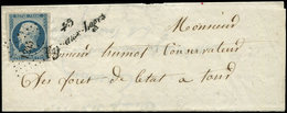 Let PRESIDENCE - 10   25c. Bleu, Obl. PC 1245 S. LAC 12/53, Cursive 45/FAY-AUX-LOGES, Superbe - 1852 Luis-Napoléon