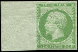 ** EMPIRE NON DENTELE - 12a   5c. Vert-jaune, Bdf, Superbe - 1853-1860 Napoléon III