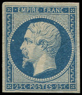 * EMPIRE NON DENTELE - 15   25c. Bleu, TB - 1853-1860 Napoleone III