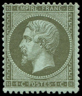 * EMPIRE DENTELE - 19    1c. Olive, TB - 1862 Napoléon III