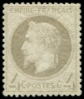 * EMPIRE LAURE - 27A   4c. Gris, T I, TB - 1863-1870 Napoléon III Con Laureles