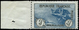 ** EMISSIONS DU XXème SIECLE - 155   1ère Série Orphelins,  5f. + 5f. Noir Et Bleu, Bdf, TB - Usados