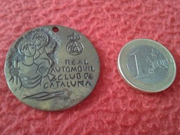 SPAIN. ANTIGUA ESCASA MEDALLA MÉDAILLE MEDAL O SIMIL A IDENTIFICAR RACC ACC REAL AUTOMÓVIL CLUB DE CATALUÑA CAR AUTO VER - Andere & Zonder Classificatie