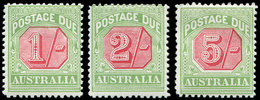 * AUSTRALIE Taxe 44/46 : 1s., 2s. Et 5s. Vert Et Rouge, TB - Colecciones