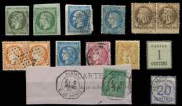 Lot De 11 Classiques Obl. Et Un Neuf, Lot Varié, B/TB Et TB - Collections (en Albums)