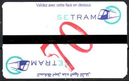 1 Ticket Transport 2018 Algeria Tram Tramway Alger Algiers Argel Billete De Transporte Tranvía - Tickets - Monde