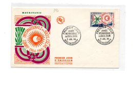 LAB396 - MAURITANIA 1964  ,   Fdc Commemorativa.  SOLE CALMO - Afrique