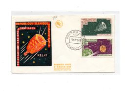 LAB399 - MAURITANIA 1963  ,  Space Spazio Fdc Commemorativa. TELECOMUNICAZIONI SPAZIALI - Afrika