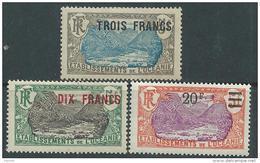 Océanie  N° 66 / 68  X  La Série Des 3  Timbres Surchargés  Trace De Charnière Sinon TB - Altri & Non Classificati