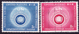 UN New York - Noteinsatztruppe Der Vereinten Nationen (UNEF) (Mi.Nr.: 57/8) 1957 - Gest Used Obl - Oblitérés
