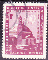 UN New York - Tagungsstätte Der Ersten Generalversammlung (Mi.Nr.: 69) 1958 - Gest Used Obl - Gebraucht