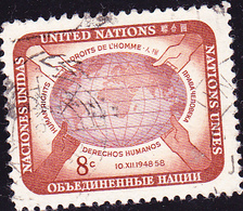 UN New York - Tag Der Menschenrechte (Mi.Nr.: 75) 1958 - Gest Used Obl - Usati