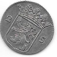 * Utrecht 2 Stuivers 1788 Kabelrand!!!cable Board Xf++catalog Val 100$ - Provincial Coinage