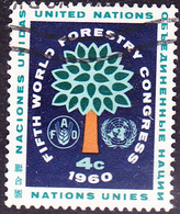 UN New York - Weltkongress Für Forstwirtschaft (Mi.Nr.: 88) 1960 - Gest Used Obl - Usati