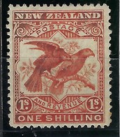 Nouvelle Zélande - N° 132 * - Neuf Avec Charnière - Dentelé 14 - Fil.C - Thématique Oiseaux / Birds - Ungebraucht